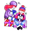 Стикер 31 Xmas2 ×