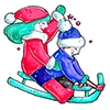 Стикер 32 Xmas2 ×