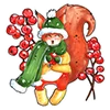 Стикер 24 Xmas2 ×