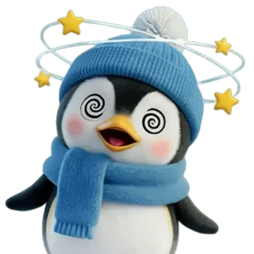 🐧 Стикер «Новогодний Пингвин» для Telegram