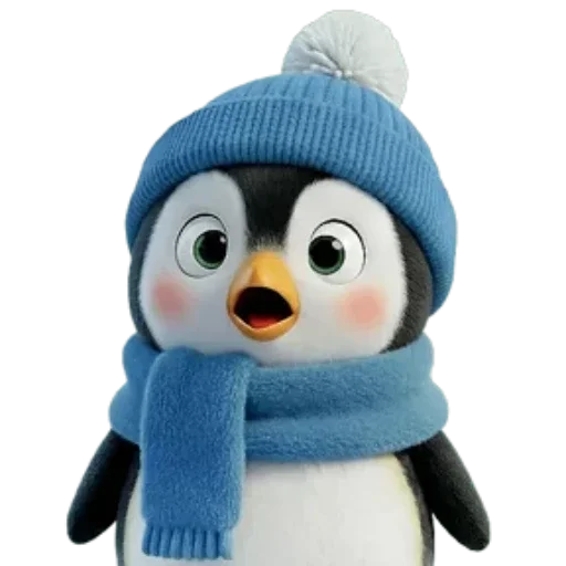 🐧 Стикер «Новогодний Пингвин» для Telegram