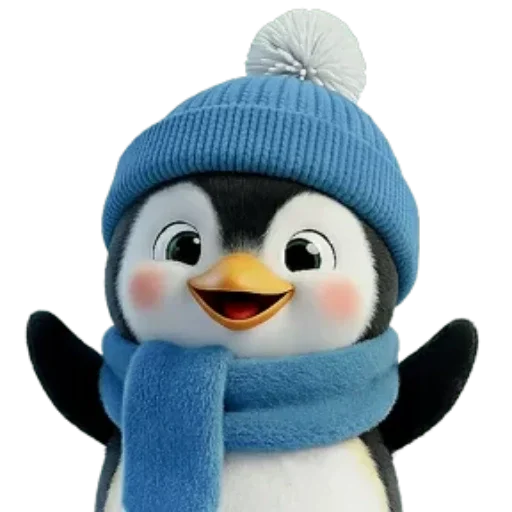 Стикерпак Новогодний Пингвин для Telegram