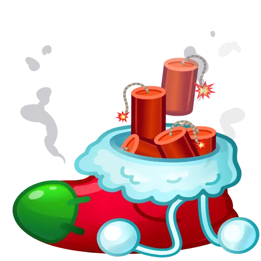 🎁 Эмодзи «Xmas Stocking» для Telegram