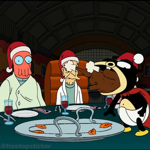 🍖 Стикер «Xmas Story» для Telegram