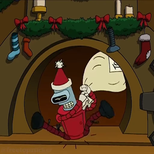 😵 Стикер «Xmas Story» для Telegram