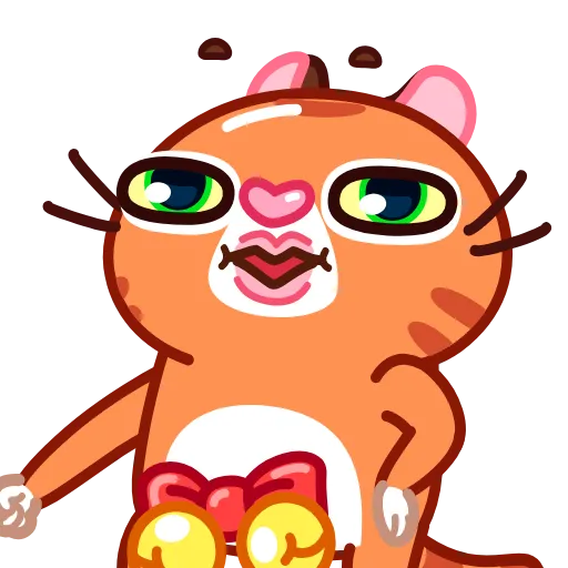 Стикер 11 Christmas Tiger