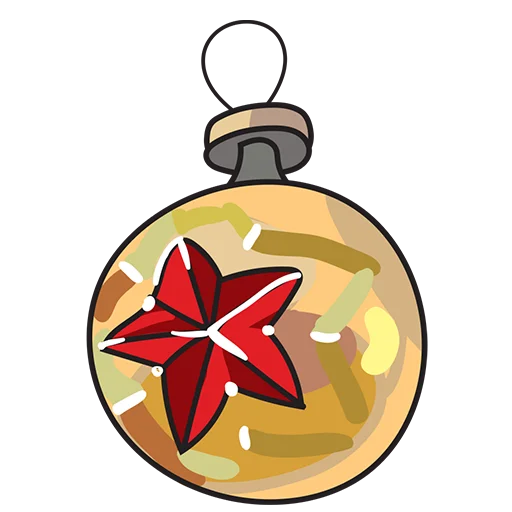 🌟 Стикер «Christmas decorations» для Telegram