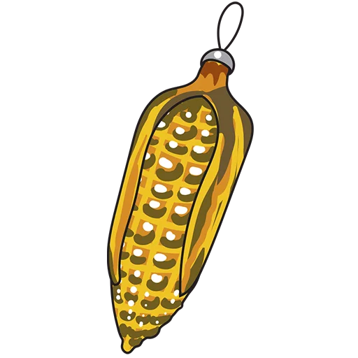 🌽 Стикер «Christmas decorations» для Telegram