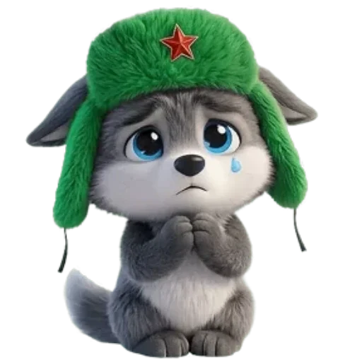 Стикерпак Новогодний Волчок для Telegram