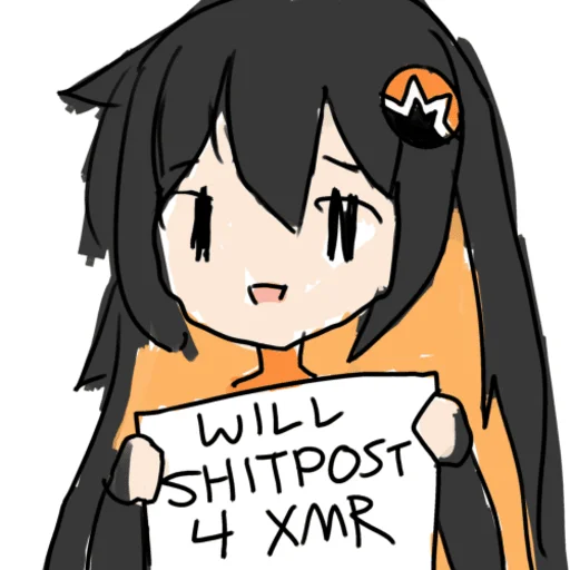 💩 Стикер «XMR 2025» для Telegram