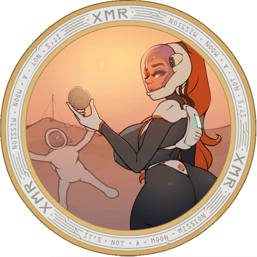 🪐 Стикер «XMR 2025» для Telegram