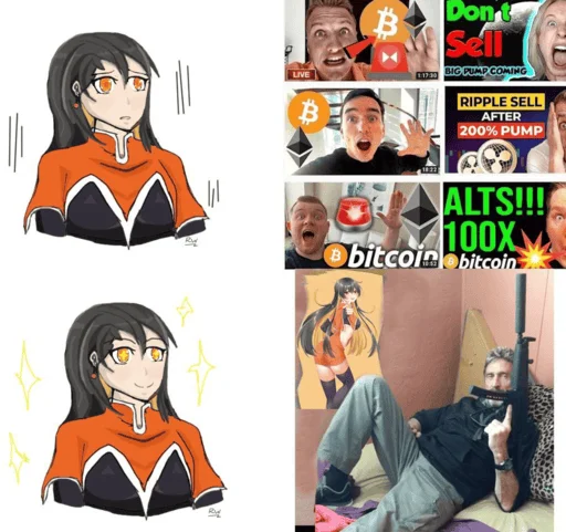 🙂‍↕️ Стикер «XMR 2025» для Telegram