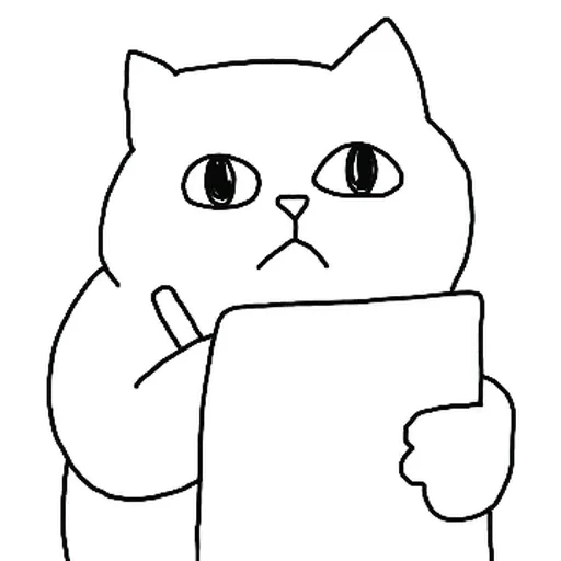 💬 Стикер «Kakao Cat» для Telegram