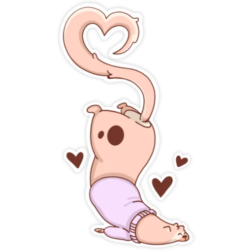 ❤️ Стикер «Хорёк Игорёк» для Telegram