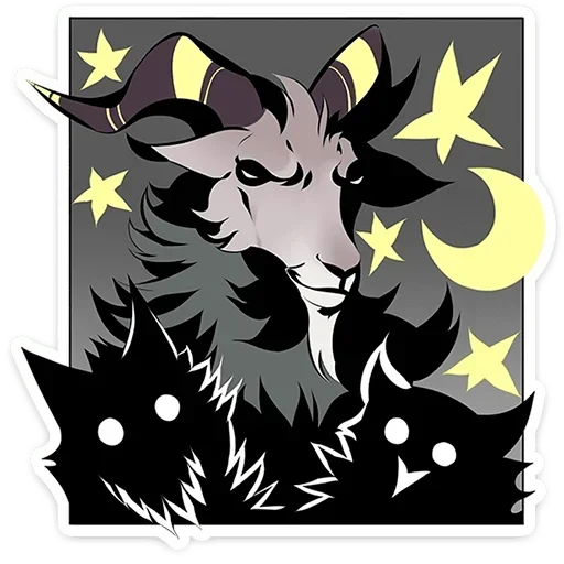 😴 Стикер «Master of the Forest Хозяин леса» для Telegram