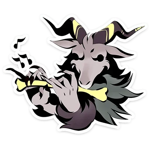 🪈 Стикер «Master of the Forest Хозяин леса» для Telegram