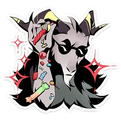 😎 Стикер «Master of the Forest Хозяин леса» для Telegram