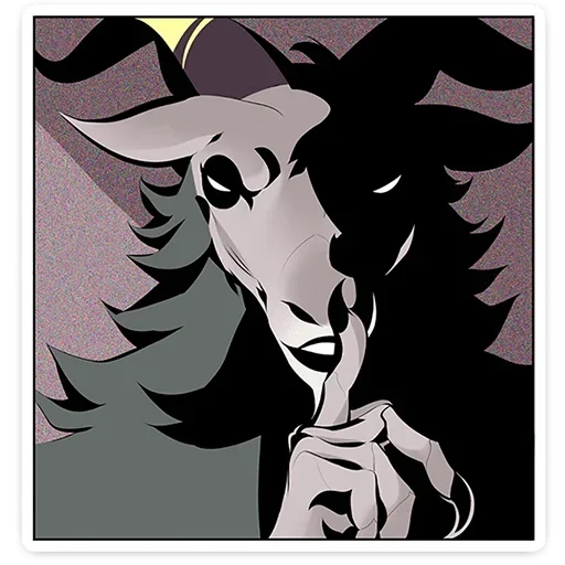 🤫 Стикер «Master of the Forest Хозяин леса» для Telegram