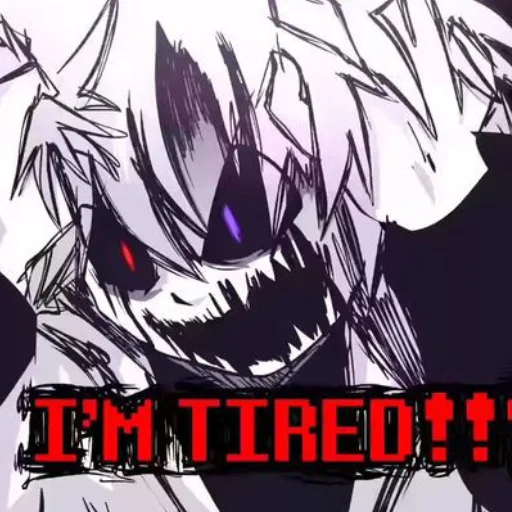 💫 Стикер «X-tale chara >3» для Telegram