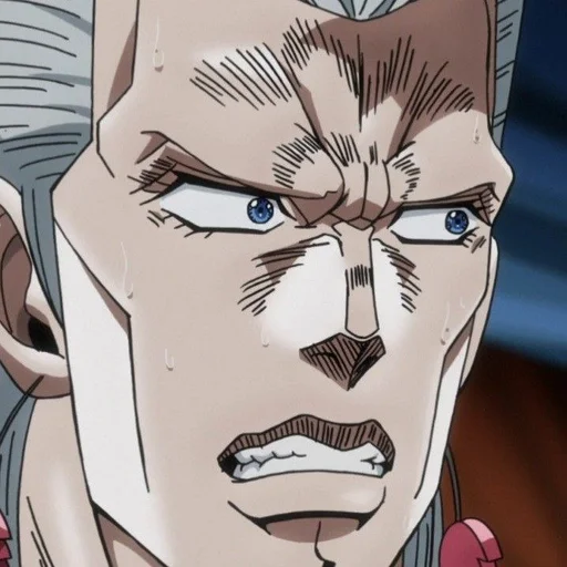😔 Стикер «Jean Pierre Polnareff» для Telegram