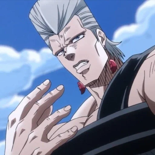 😔 Стикер «Jean Pierre Polnareff» для Telegram