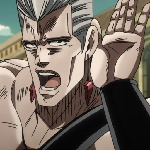 😎 Стикер «Jean Pierre Polnareff» для Telegram