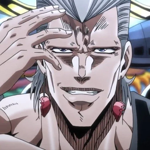 😔 Стикер «Jean Pierre Polnareff» для Telegram