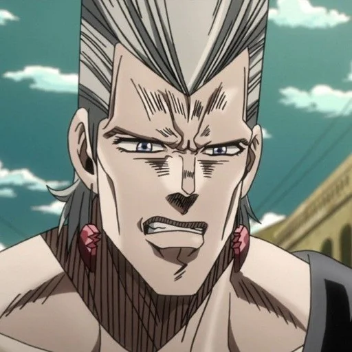 🙈 Стикер «Jean Pierre Polnareff» для Telegram