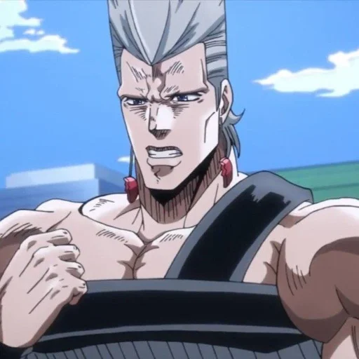 😳 Стикер «Jean Pierre Polnareff» для Telegram