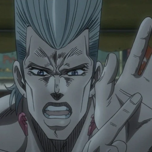 ☺️ Стикер «Jean Pierre Polnareff» для Telegram