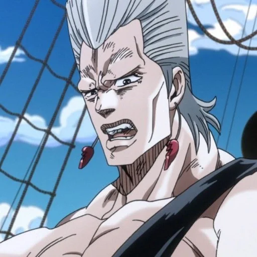 😏 Стикер «Jean Pierre Polnareff» для Telegram
