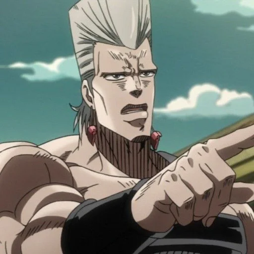 😏 Стикер «Jean Pierre Polnareff» для Telegram