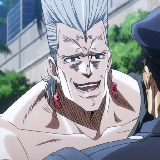 ☺️ Стикер «Jean Pierre Polnareff» для Telegram