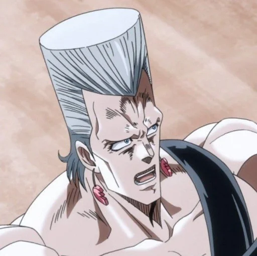😒 Стикер «Jean Pierre Polnareff» для Telegram