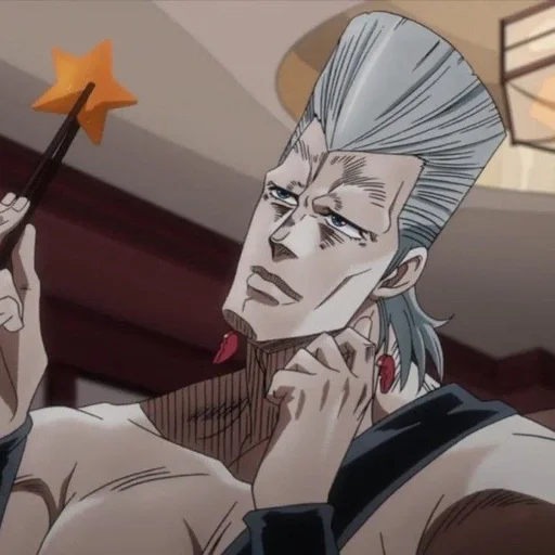 😒 Стикер «Jean Pierre Polnareff» для Telegram