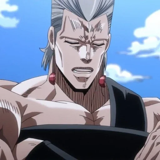 😁 Стикер «Jean Pierre Polnareff» для Telegram