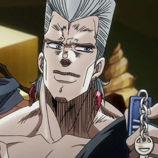 😜 Стикер «Jean Pierre Polnareff» для Telegram