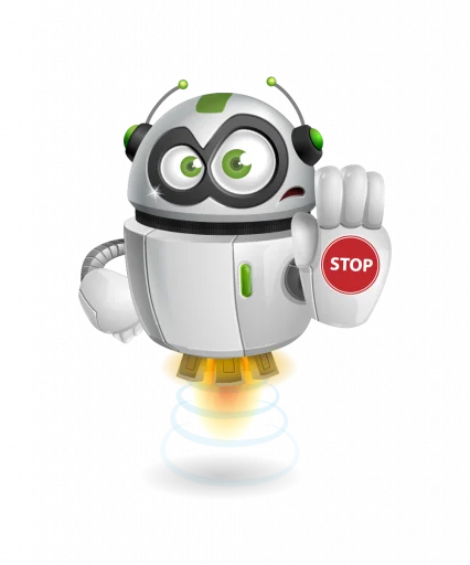 ❌ Стикер «Боты канала» для Telegram