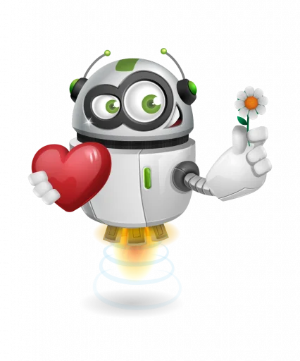 ❤️ Стикер «Боты канала» для Telegram