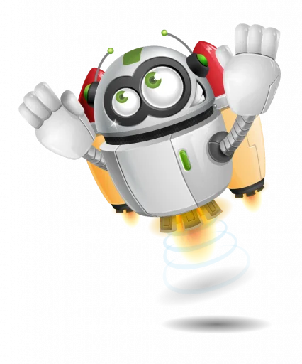 🚁 Стикер «Боты канала» для Telegram