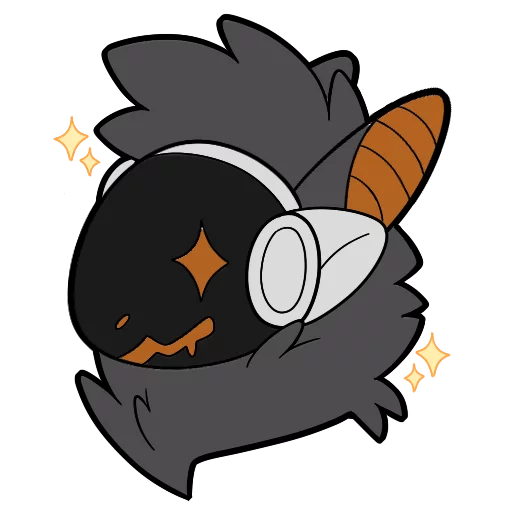 😍 Стикер «Xyan Protogen» для Telegram