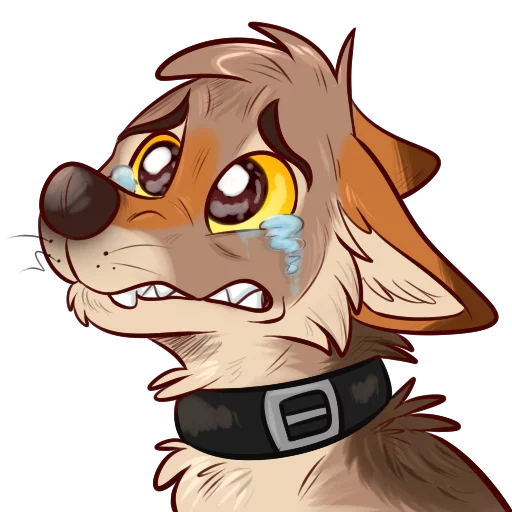 😥 Стикер «Xyk» для Telegram