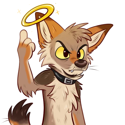 😇 Стикер «Xyk» для Telegram