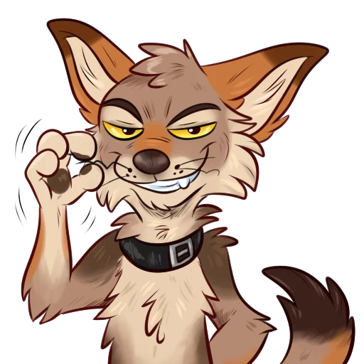 😈 Стикер «Xyk» для Telegram