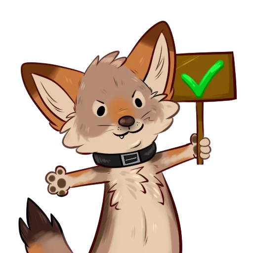 👍 Стикер «Xyk» для Telegram