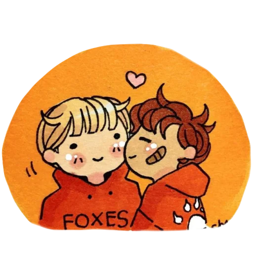 ❤️ Стикер «лисы;)» для Telegram