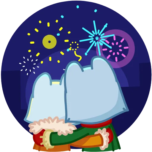 Стикер 34 New Year #newyear #status #decor