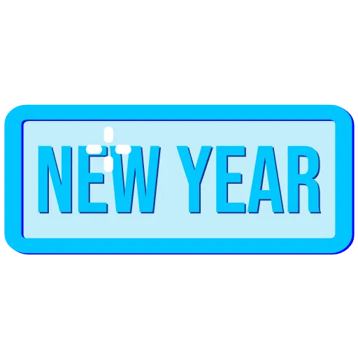 Стикер 36 New Year #newyear #status #decor