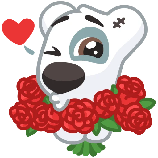 😘 Стикер «клёва» для Telegram