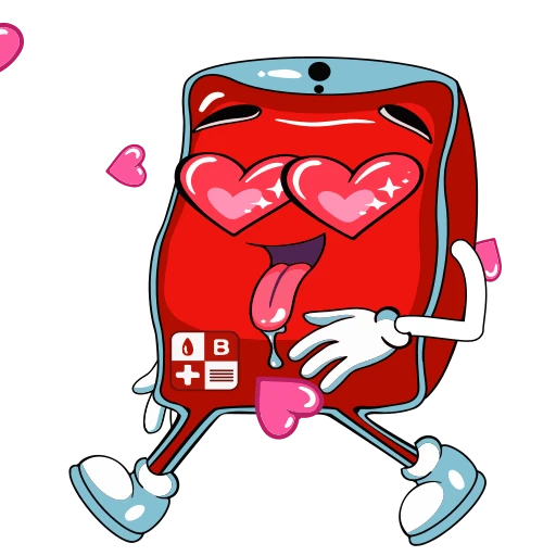 😍 Стикер «Я донор» для Telegram